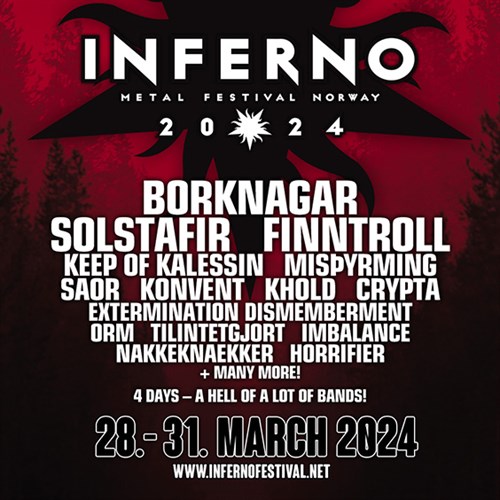 Inferno 2024 March 28th March 31st 2024