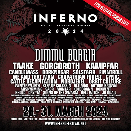 Inferno 2024 - March 28th - March 31st 2024